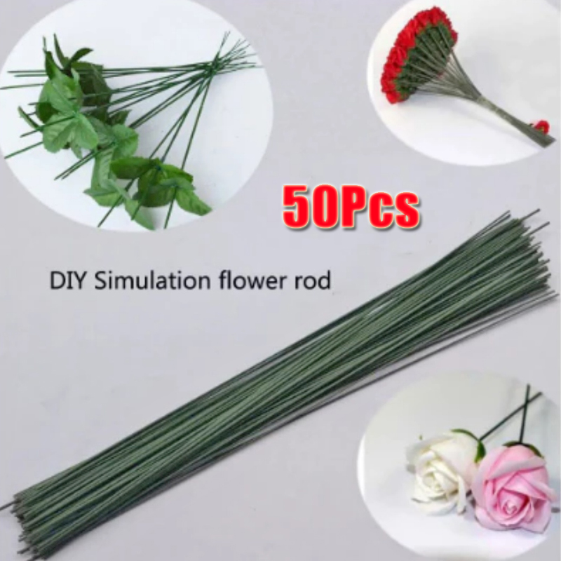 50 szt. Zielone druciki florys – Wire Stem Florist recenzja i cena