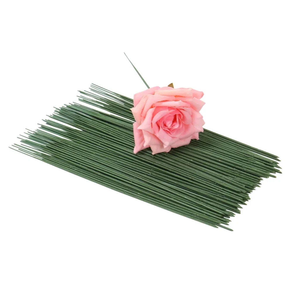 100 SZTUK Sztuczny trzonek don – Wire Stem Florist recenzja i cena