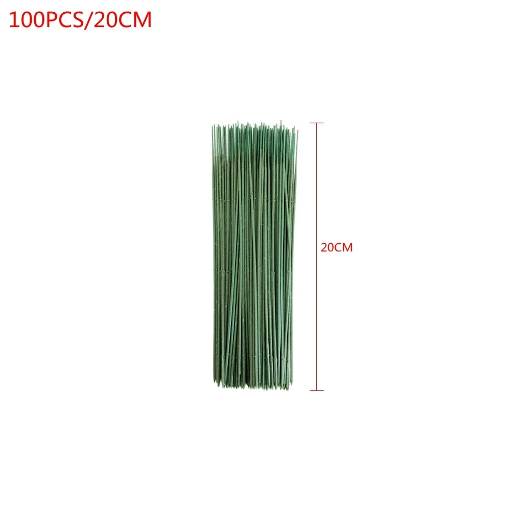 100 SZTUK Sztuczny trzonek don – Wire Stem Florist recenzja i cena