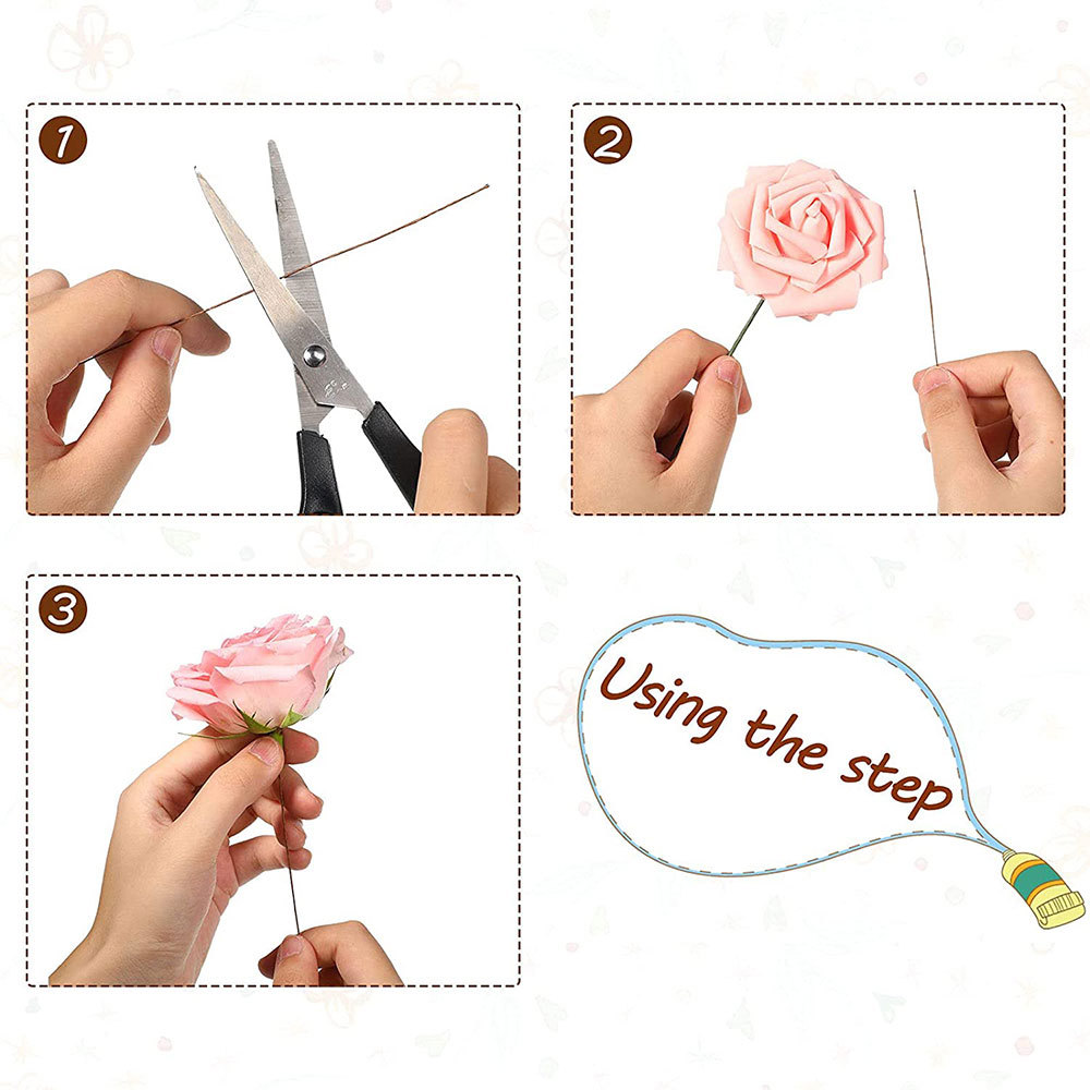 50 sztuk/partia 26 #   0,45 mm – Wire Stem Florist recenzja i cena